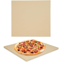 Mimiuo 33cm Pizza Stone for Ooni Pizza Oven and BBQ, Square Cordierite Bread Baking Stone 13" x 13 "