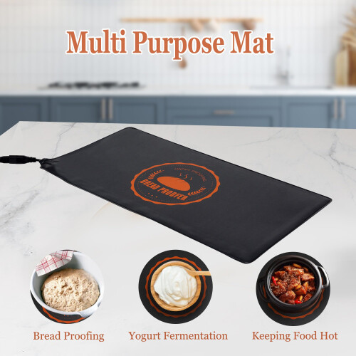 Bourske Bread Proofer Warming Mat, Adjustable Temperature Dough Starter Mat, Sourdough Dough Proofer for for Making Bread 1