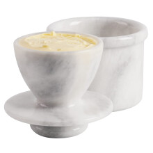 RadicalN Butter Dish Planter Handmade Marble Butter Storage Marble Kitchen Storage - Used as Butter Dish Holder - White Butter Storage for Kitchen