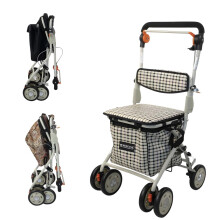 Mobiclinic?, Shopping Trolley with Seat, Mobility Walker, 21L, Coliseo, Walker for Adults, Foldable, Rollator, Trolley with Backrest, Shopping Trolley