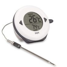 Thermapen DOT Digital Oven Thermometer for Meat Roasting ? BBQ Thermometer Probe with Loud Alarm, Water-Resistant BBQ Meat Thermometer, Reads Up to