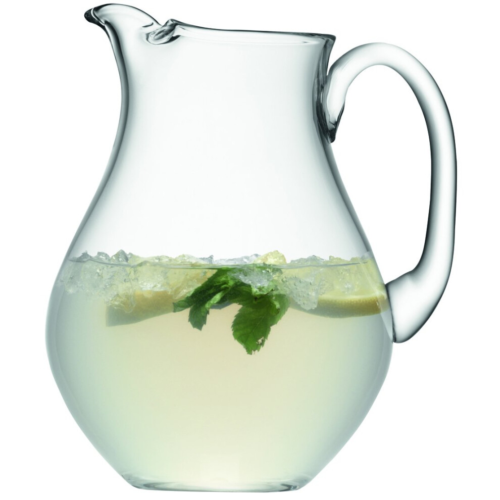 Lsa International Bar Icelip Jug 2.65 Litre Clear| 1 Unit | Mouthblown And Handmade Glass | Br14