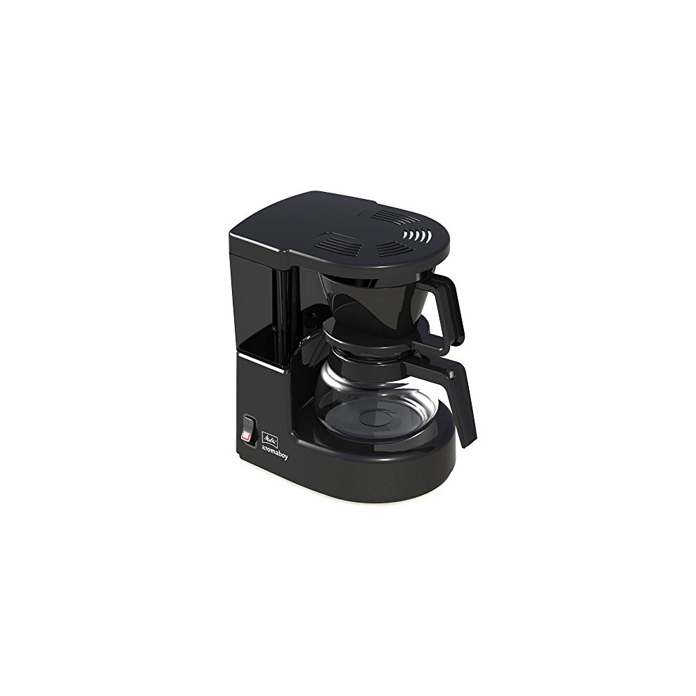 Melitta Filter Coffee Machine, Aromaboy Model, Stainless Steel, Black, Art.No. 6707286