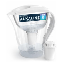 Invigorated Water Alkaline Water Filter Jug - Long-Life Filtration System - Purifies and Restores pH Balance - Invigorated Living with Alkaline Water