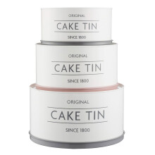 Mason Cash Innovative Kitchen Nesting Cake Tins, Set of 3