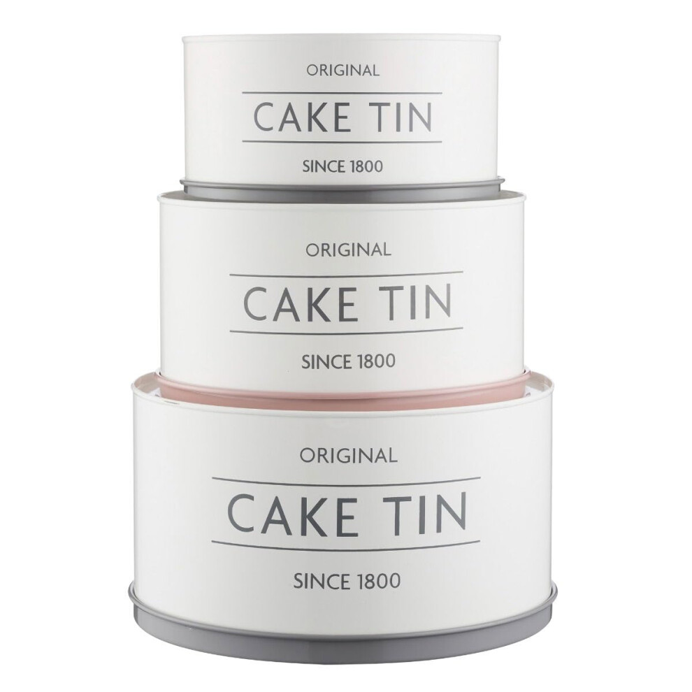 Mason Cash Innovative Kitchen Nesting Cake Tins, Set Of 3