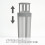Hario Cold Brew Coffee Wine Bottle, 700ml, Pale Grey 3