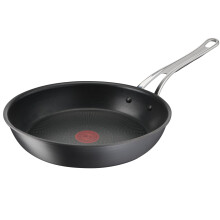 Tefal Jamie Oliver Cook?s Classics Frying Pan, 28cm, Non-Stick, Oven-Safe, Induction, Riveted Handle, Hard Anodised Aluminium, H9120644, Black