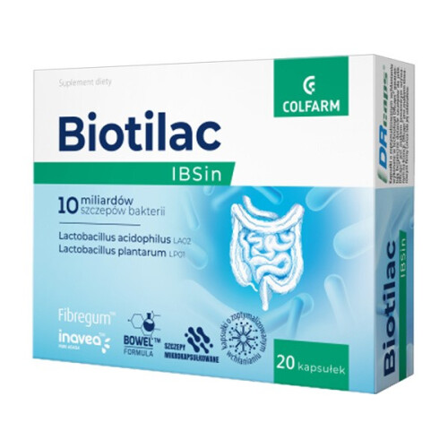 Biotilac IBSin, 20 caps.