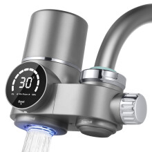 HOTUT Water Filter Tap,Faucet Water Filter,Tap Water Filter,Water Purifier for Faucet,Mount Tap Water Filtration System for Kitchen,Tub,Reduces