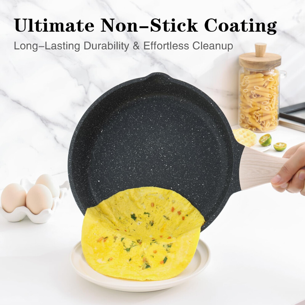 Kordisen Crepe Pan Nonstick, 10 Inch Dosa Pan with Kordisen Crepe Pan Nonstick, 10 Inch Dosa Pan with