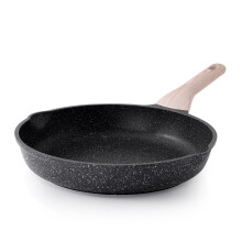 Kordisen Non Stick Frying Pans Skillet, 32 cm Granite Large Frying Pans Nonstick for Cooking, Healthy Induction Cookware, Heat Resistant Handle, PFOA