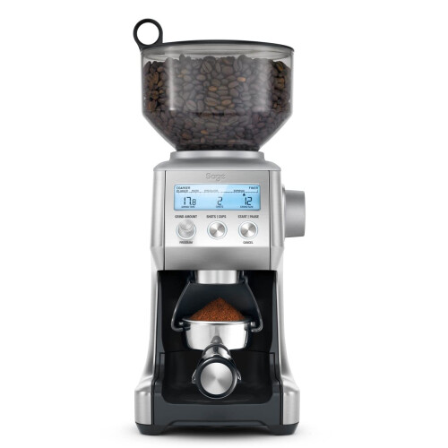 Sage Sage - The Smart Grinder Pro - Conical Burr Coffee Grinder - Programmable, Automatic, Brushed Stainless Steel