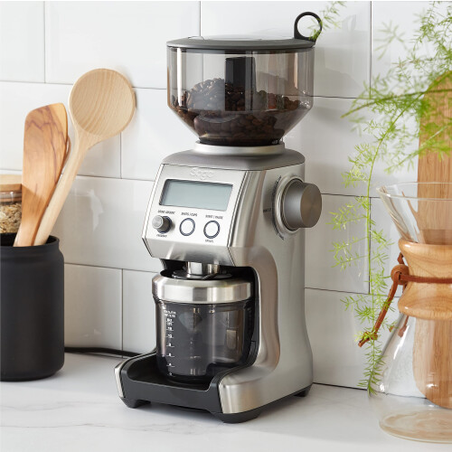 Sage Sage - The Smart Grinder Pro - Conical Burr Coffee Grinder - Programmable, Automatic, Brushed Stainless Steel 1
