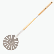 Chef Pomodoro Pizza Turning Peel with Detachable Handle, Aluminum Pizza Paddle, Gourmet Luxury Pizza Peel for Baking Homemade Pizza and Bread,