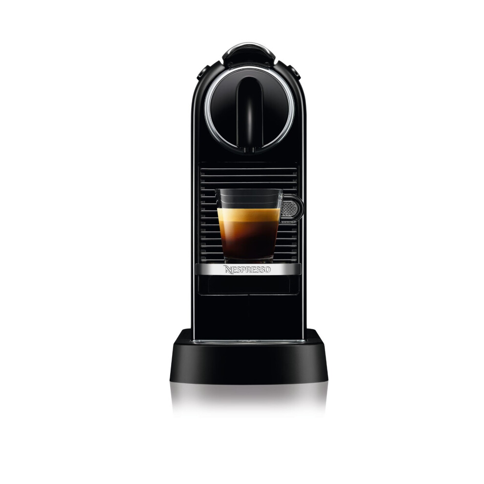 Nespresso De'Longhi CitiZ EN167.B, Capsule, Single-Serve Pod Coffee Machine, Compact Design, 19 Bar Pressure, 2 Cup Sizes, Welcome Set Included,