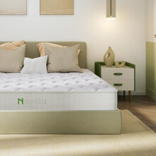 Novilla King Size Mattresses, 8 Inch Pocket Sprung Mattresses with Breathable CertiPUR-US Foam and Skin-friendly OEKO-TEX Fabric, Medium Firm 5FT