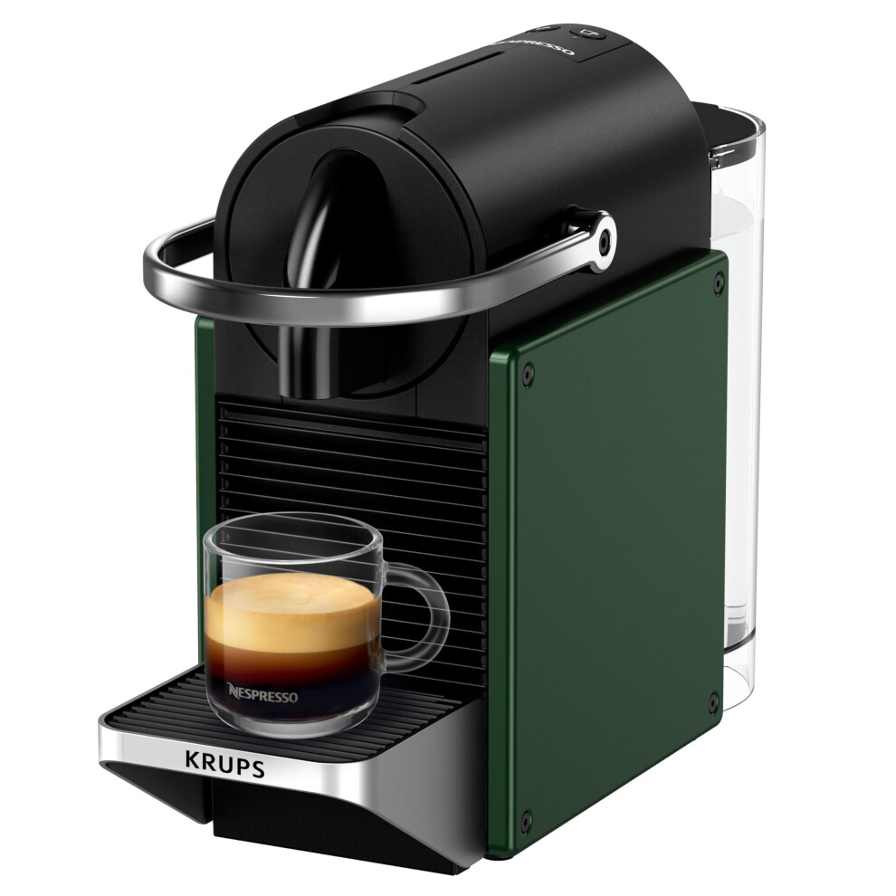 Nespresso Pixie Coffee Pod Machine by Krups, Compact Espresso Maker for Original Pods, 19-Bar High Pressure, Fast Heat-Up, Energy Saving, Auto