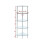 ASPECT Polo 5 Display Glass Unit-Clear, 5 Tier Corner-S - Silver/clear 3