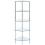 ASPECT Polo 5 Display Glass Unit-Clear, 5 Tier Corner-S - Silver/clear 1