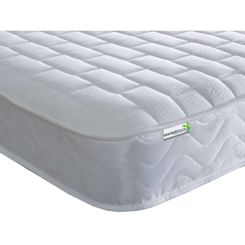 Shorty Mattress (2Ft6 X 5Ft9) (75Cm X 175Cm) Shorty Memory Foam Sprung Mattress Starlight Beds