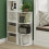 Furinno Pasir 3-Tier Corner Open Shelf Bookcase, White 5