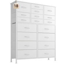CAIYUN Chest of Drawers with 18 Drawers? Dressers & Chests of Drawers for Bedroom? Storage Drawers for Kids? Bedroom Furniture Toy Storage Clothes