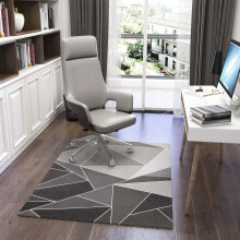 Luxury Chair Mat for Carpeted Floor,Office Chair Mat hardwood floors, 120 X 90cm Multi-Purpose Carpet Protector for Home and Office, protects floors,