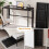 Ulifance Folding Computer Desk for Home Office No-Assembly Writing Desk (Black) 4