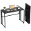 Ulifance Folding Computer Desk for Home Office No-Assembly Writing Desk (Black) 1