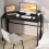 Ulifance Folding Computer Desk for Home Office No-Assembly Writing Desk (Black) 2