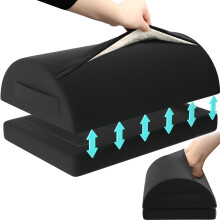 Foot Rest for Under Desk at Work, Adjustable Desk Footrest for Office Chair & Gaming Chair,Ergonomic Footrest Pillow Desk Foot Stool for Home Airplane