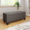 GFW Verona Ottoman Blanket Storage Box, Charcoal Grey 4
