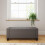 GFW Verona Ottoman Blanket Storage Box, Charcoal Grey 3