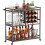 Lifewit 3 Tier Drinks Trolley with Lockable Wheels,Rustic Brown 1