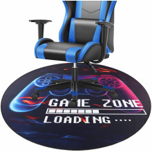 Capslpad Gaming Chair Mat for Hardwood Floor Anti-Slip Floor Protector Game Controller Rubber Gaming Computer Chair Mat for Gaming Room Home Office