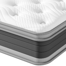 Aotumm Ciort Single Mattresses 27cm - 10.6 Inch Medium Firm Single Mattress With Breathable Foam And Pocket Spring For Cool Comfort Sleep, Innerspring