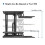BONTEC Standing Desk Converter, Height Adjustable Dual Tiered Computer Workstation (Black) 3