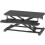 BONTEC Standing Desk Converter, Height Adjustable Dual Tiered Computer Workstation (Black) 1