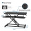 BONTEC Standing Desk Converter, Height Adjustable Dual Tiered Computer Workstation (Black) 2