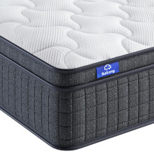 SuiLong 3FT Single Mattress, 12 Inch Memory Foam Individually Spring Hybrid Mattress, Orthopedic Mattresses for Back Pain Relief, Edge Support, Medium