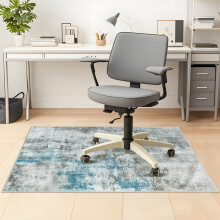 Office Chair Mat 90 x 120 cm, Floor Protector for Office Chair, Anti-Slip Desk Chair Mat, Chair Mat for Hardwood Floor, Computer Rolling Chair Mat