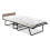 Jay-Be Supreme Folding Bed with Micro e-Pocket Sprung Mattress and Automatic Folding Legs, Compact, Single, Black 1