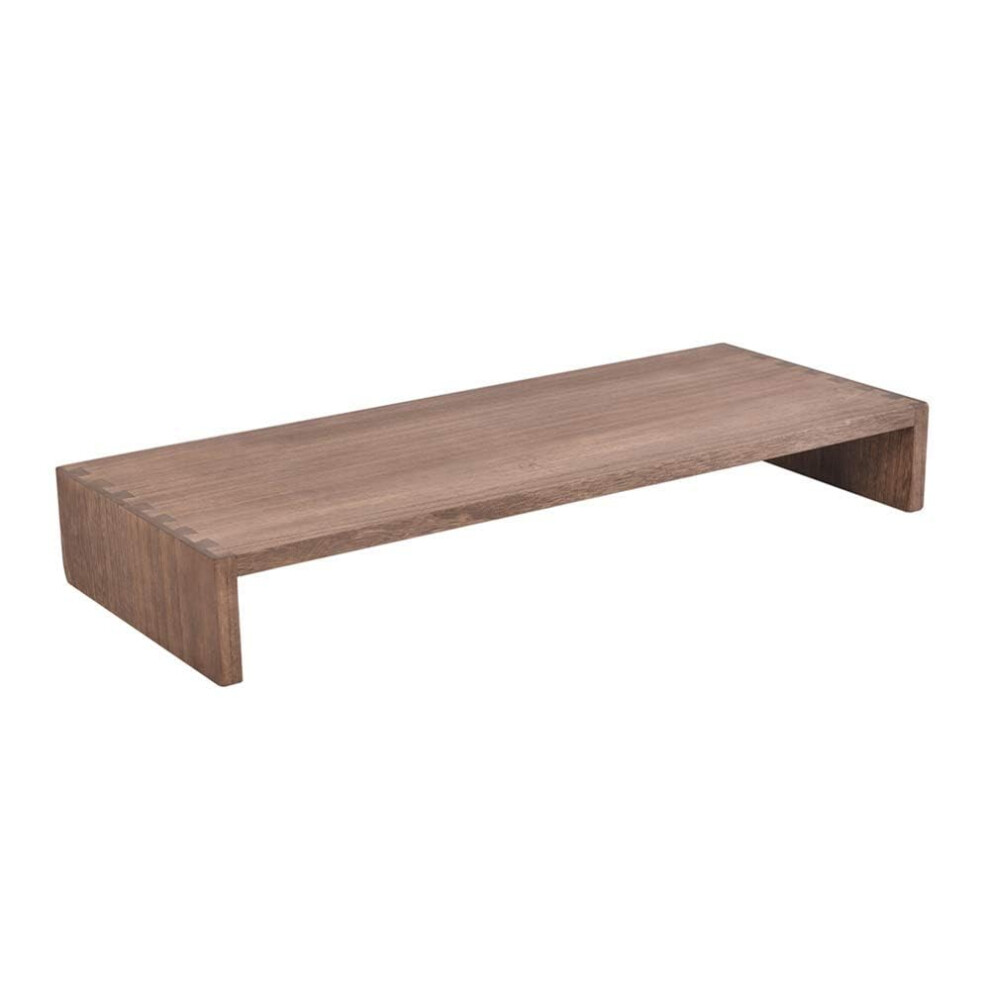 Kirigen Wooden Monitor Stand - Wooden Desk Rack For Computer/Laptop/Tv Printers - Monitor Arms Desk Riser For Office Organiser - Desktop Workstation 5051220142044