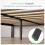 Novilla 30.5 cm Metal Small Double Bed Frame, 4FT Platform Bed Frame, Noise-cancelling Design, Engineered Wood Slat Support, Solid Support Leg, Easy 4
