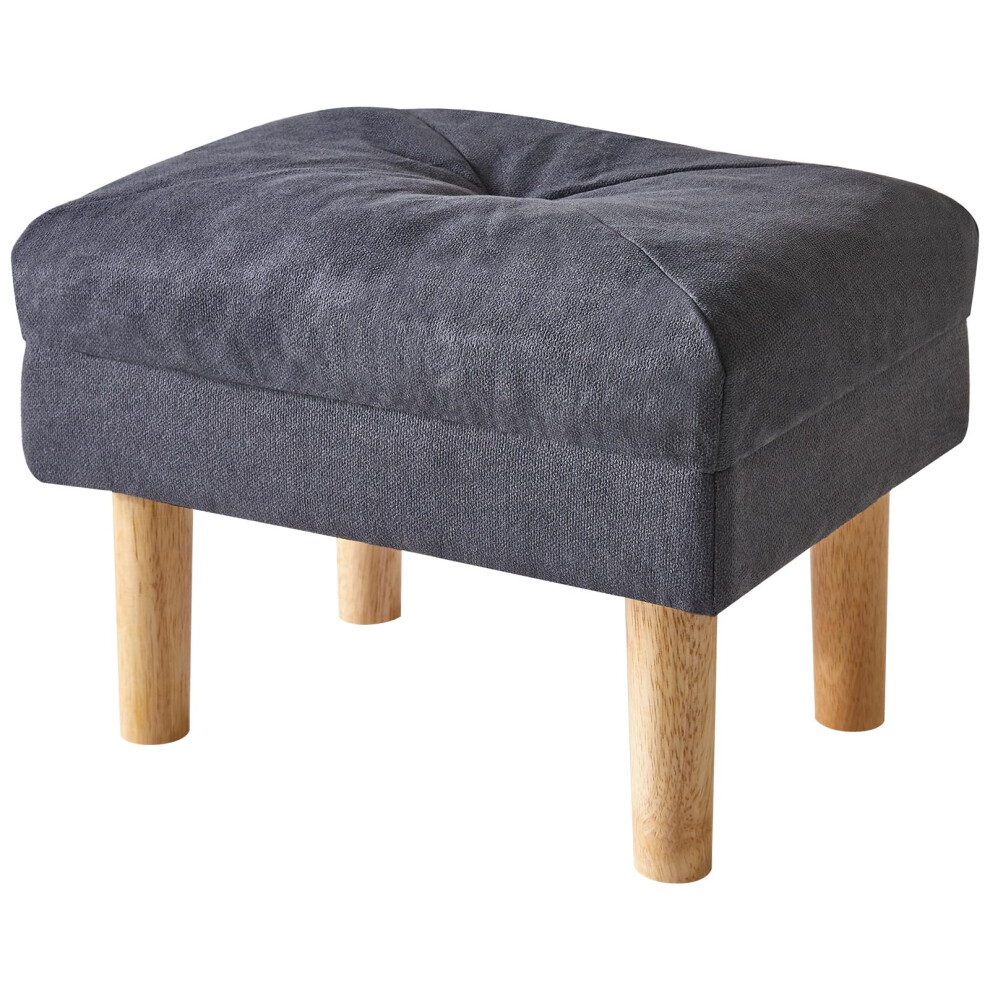 YMYNY Foot Stool, Ottoman Small, Chair with Sponge Padded Seat, Footrest, Shoes Changing Wooden Stool for Living Room, Bedroom, Entryway, 40?29?32CM,-image-OPC-PH527ZB-NEW