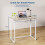Dripex Dripex Folding Desk Foldable Small Computer Desk Writing Table for Small Place Easy Assembly, Oak 3