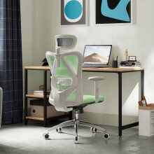 SIHOO M18 Ergonomic Office Chair, Computer Desk Chair with Adjustable Headrest and Lumbar Support, High Back Executive Swivel Chair for Home Office