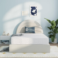 Avenco 3FT Single Mattress 8 Inch Pocket Sprung Mattress Medium Soft Motion Isolation Spring Mattress with CertiPUR-US Foam & Oeko-Tex Fabric