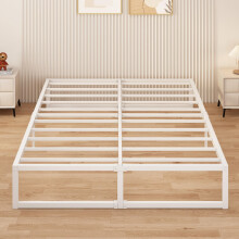 Yicensen Small Double Bed Frame 120x190 cm, Metal Bed Frame Small Double with Steel Slat Support, Easy Assembly, Noise Free, No Box Spring Needed,